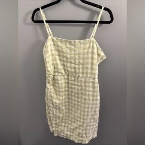 Weekend Green Checkered Dress